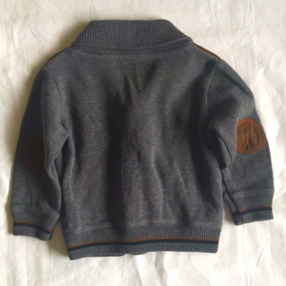 little rebel shawl collar grandpa toggle button cardigan sweater 18-24 months - Picture 9 of 9